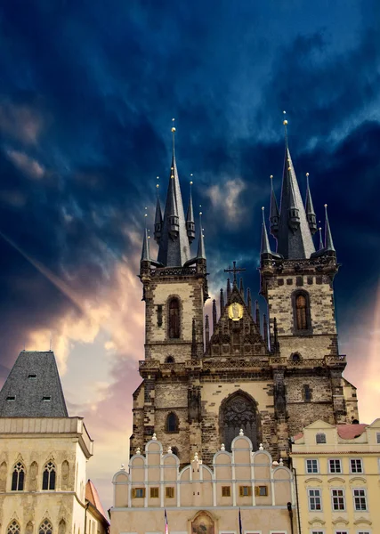 Arquitectura Antigua de Praga — Foto de Stock