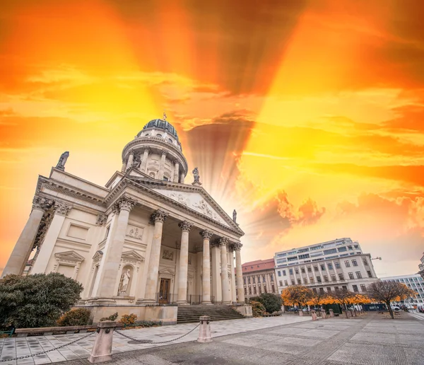 Gendarmenmarkt square en gebouwen, Berlijn - Duitsland — Stockfoto