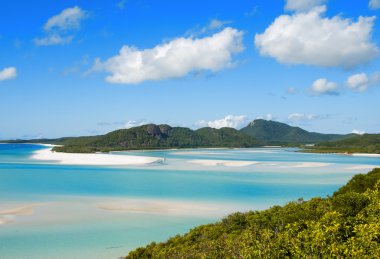 Whitehaven plaj lagün, milli park queensland Avustralya