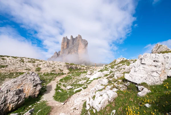 Tre cime di lavaredo, τρεις βουνοκορφές — Φωτογραφία Αρχείου