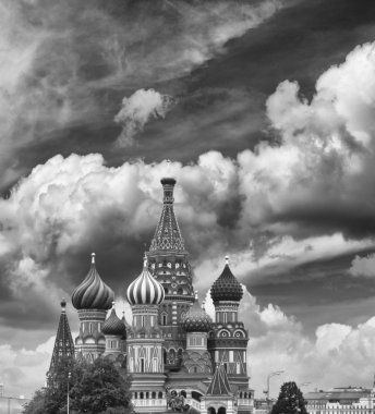 Intercession Cathedral (St. Basil's) of Moscow Kremlin clipart