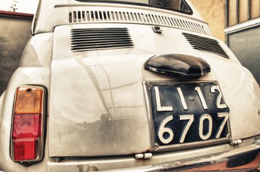 eski 500 fiat araba.