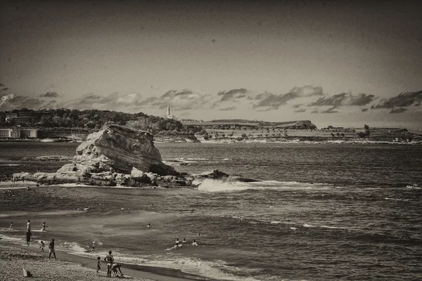 Pays basque. Merveilleux paysage côtier — Photo