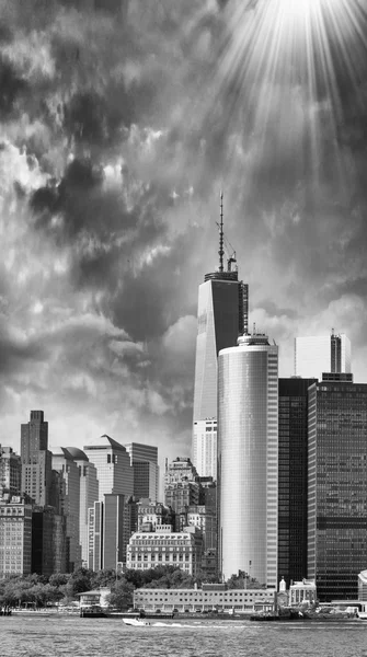 Waterkant van new york city — Stockfoto