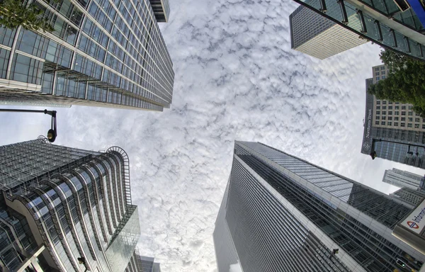 Buildings of Canary Wharf. — Stock Photo, Image