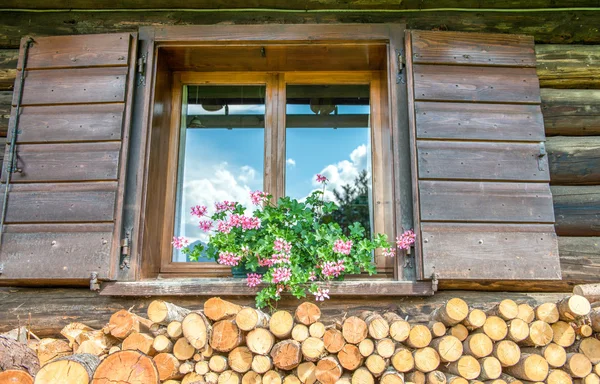 Holzschuppen. — Stockfoto