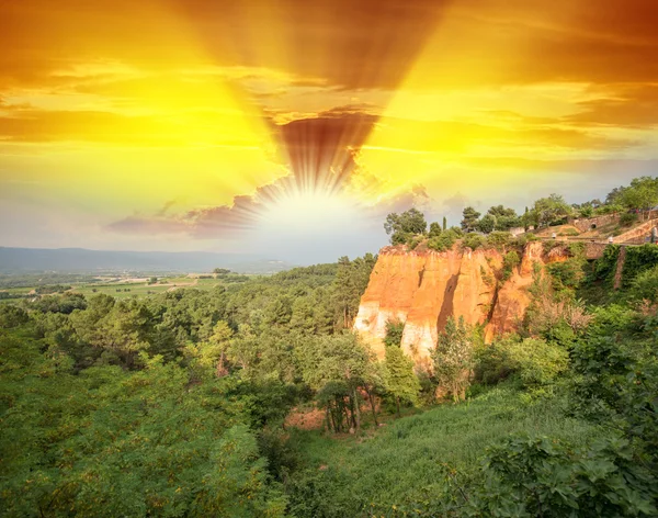 Le Sentier des Ocres - Roussillon, France — Photo