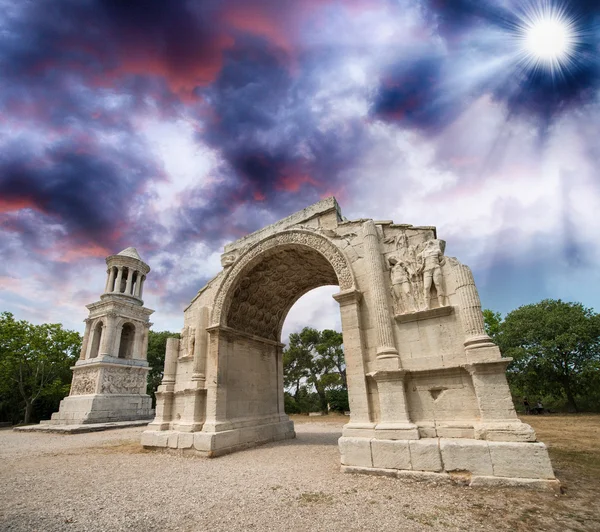 Triumphal Arch of Glanum, Saint-Remy-de-Prove — Stock Photo, Image