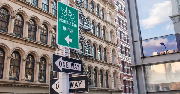 Street signs and directions — Stock Photo, Image