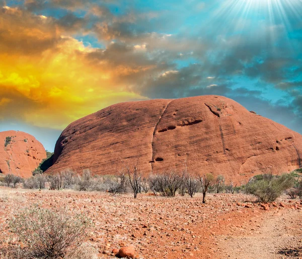 Rote Felsen — Stockfoto