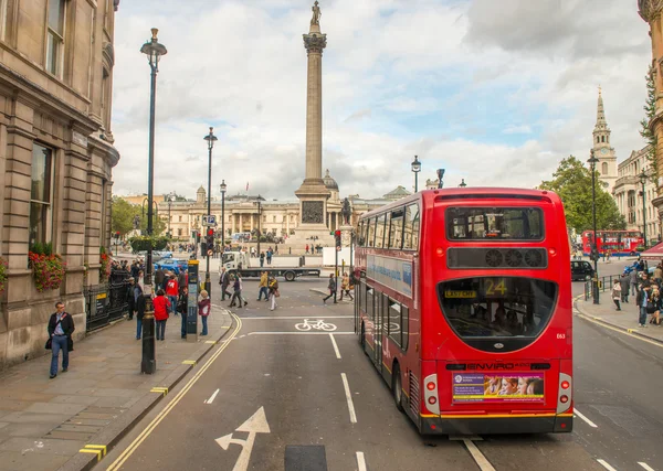 Londons nya buss — Stockfoto