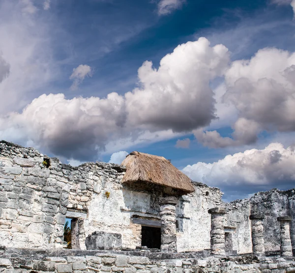 Ruiny Majów Tulum, Meksyk — Zdjęcie stockowe