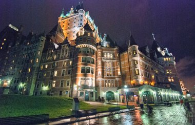 Quebec city, gece, Kanada