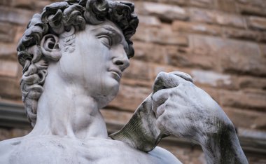 David heykelinin piazza della signoria