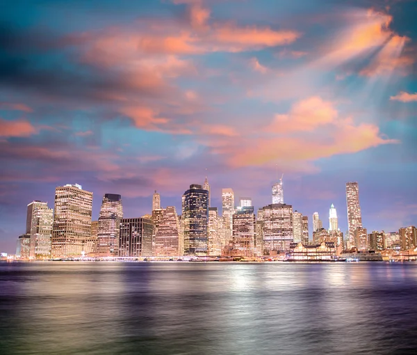 Нью-Йорк, нижний Манхэттен — стоковое фото