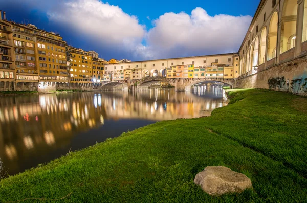 Puente Viejo en Florencia. Ponte Vecchio — Foto de Stock