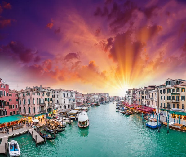 Venedig. utsikt över Canal Grande — Stockfoto