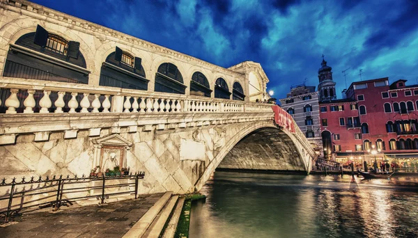 Rialtobron i Venedig — Stockfoto