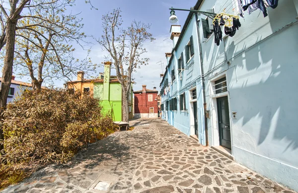 Calles de Burano — Foto de Stock