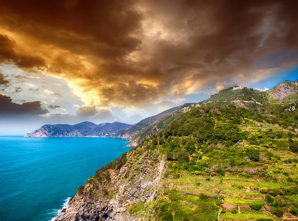 Cinque terre-kusten, Italien — Stockfoto