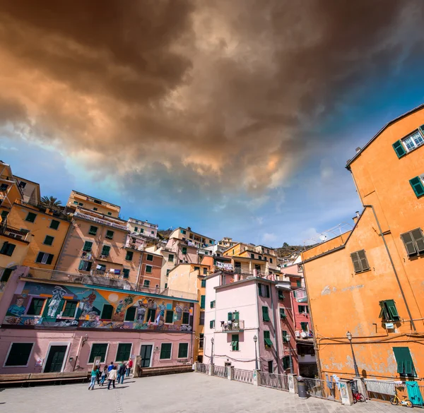 Cinque terre binalar, İtalya — Stok fotoğraf