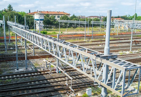 Järnvägsstation — Stockfoto