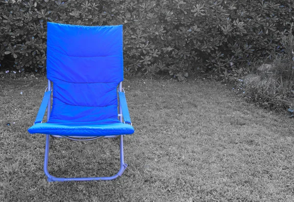 Cadeira azul — Fotografia de Stock