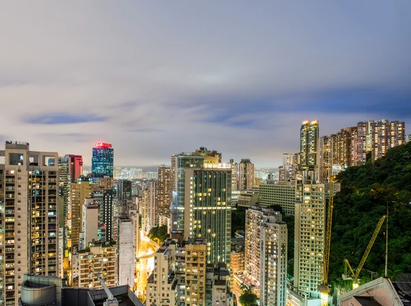 Isola di Hong Kong. Grattacieli — Foto Stock