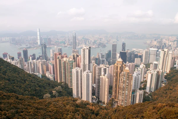 Isla de Hong Kong y Kowloon — Foto de Stock