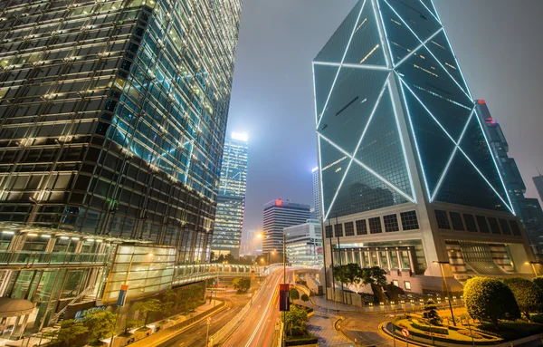 Hong Kong Central skyscrapers — Stock Photo, Image