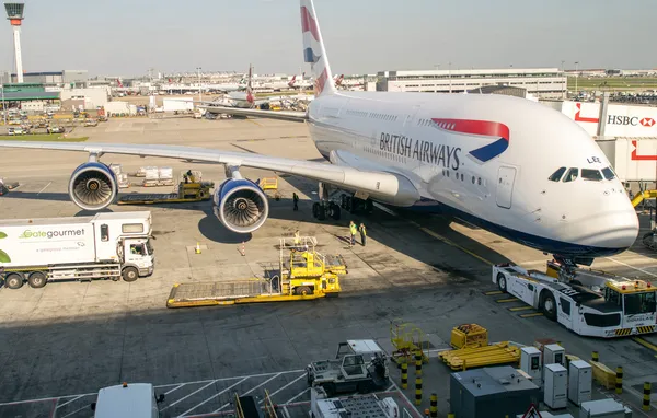 British Airways Airbus A380 — Fotografia de Stock