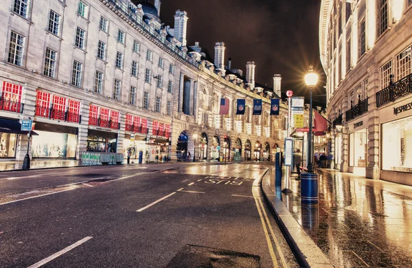 Regent street arkitekturen på natten — Stockfoto