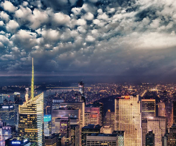Nueva York. Vista aérea de Manhattan — Foto de Stock