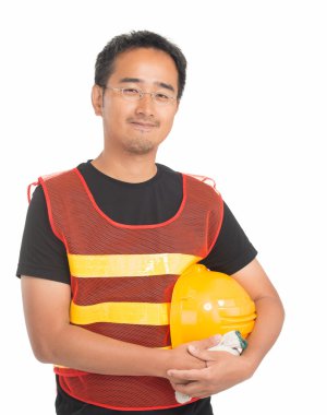 çalışan güvenliği yelek ve kask