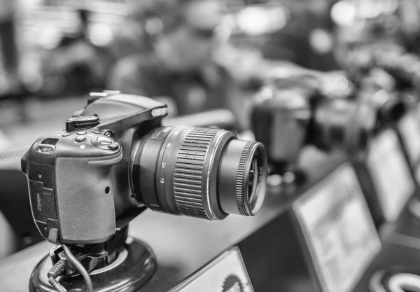 Modern Photo Camera White Background Back View – Stock Editorial Photo ...