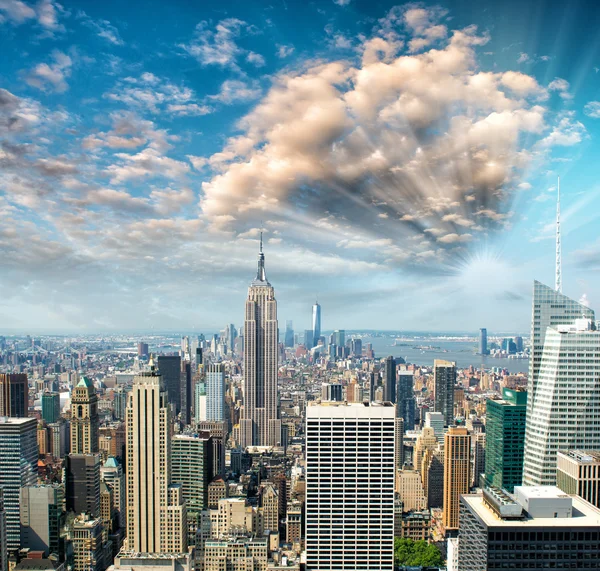 Skyline von Manhattan — Stockfoto