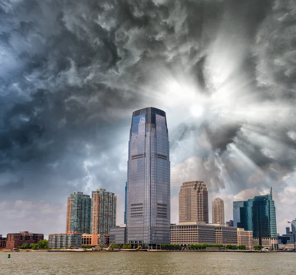 Jersey City skyline — Stock Fotó