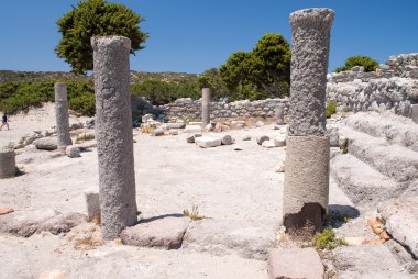 antik kalıntıları agio Stefanos İstanköy
