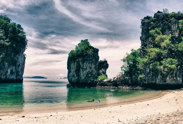Kolory morza i roślinności, Tajlandia — Zdjęcie stockowe