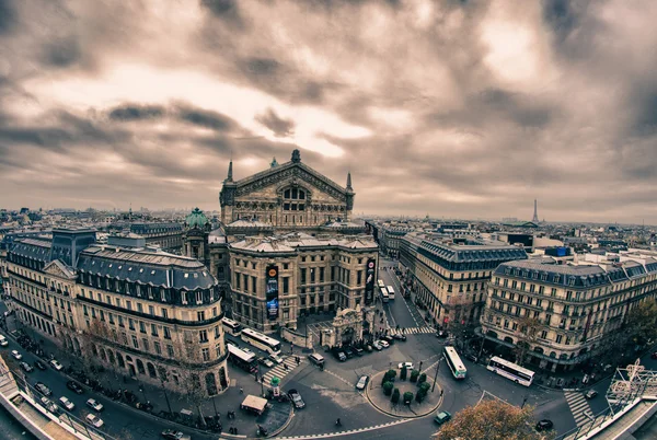 Architekturdetail von Paris im Winter — Stockfoto