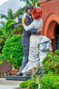 KEY BATI, FL - 21 Şubat 2016: Key West Museum of Art & History at the Custom House