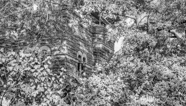 Central Park, New York City'deki Belvedere kalesi