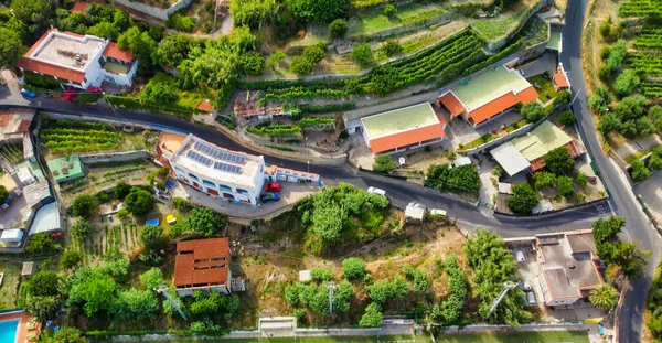 Horizonte Ischia Visto Drone Voador — Fotografia de Stock