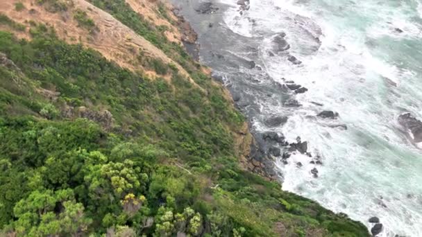 Vista aérea da costa australiana. A Great Ocean Road — Vídeo de Stock
