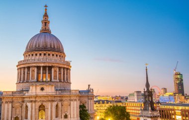 St Paul Katedrali, gece, Londra