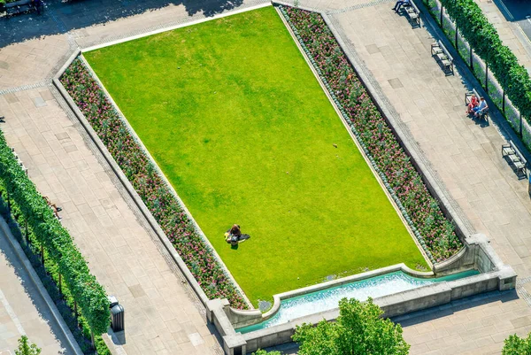 Londres Reino Unido Julio 2015 Vista Aérea Del Parque Ciudad —  Fotos de Stock