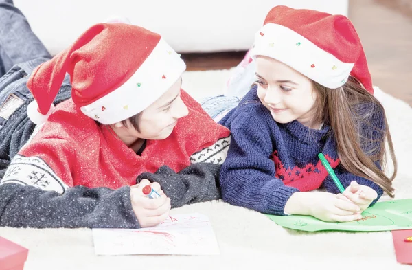 Ambiente familiare di Natale — Foto Stock