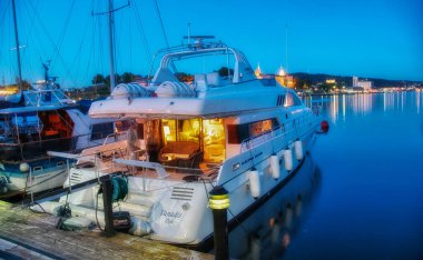 OSLO - 4 Haziran: Oslo Limanı 'nda tekneler, 4 Haziran 2010, Oslo. Liman ülkenin en büyük kargo limanıdır..