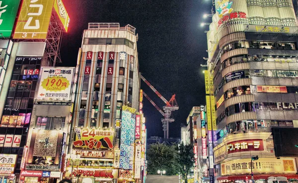 Tokio Aug Noční Život Shinjuku Srpna2013 Shinjuku Jedním Tokijských Obchodních — Stock fotografie