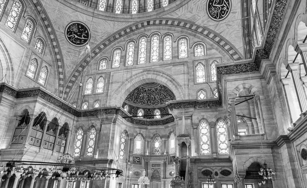 Istanbul September 2014 Interieur Van Blauwe Moskee Moskee Meest Bezochte — Stockfoto